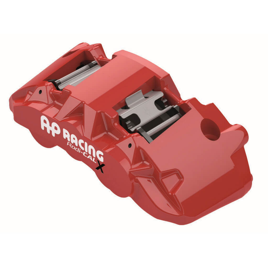 AP RACING CP8575-2S0R45 Right Brake Caliper Super Heavy-Duty Radi-CAL X, 6 Piston, Red Photo-0 
