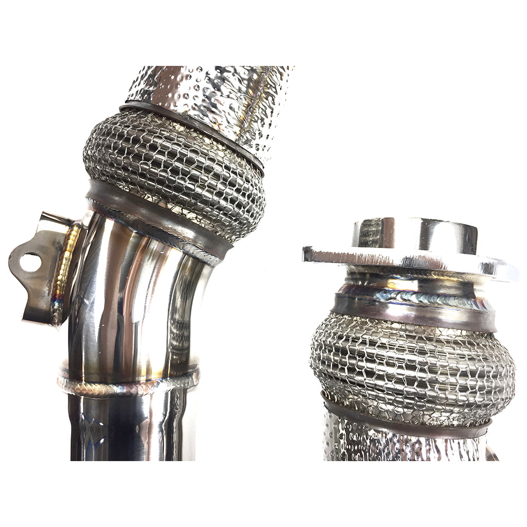 ARD 186631-01 Catless Downpipe Set with Heat Shield for BMW M3 (F80) / M4 (F82 / F83) Photo-3 