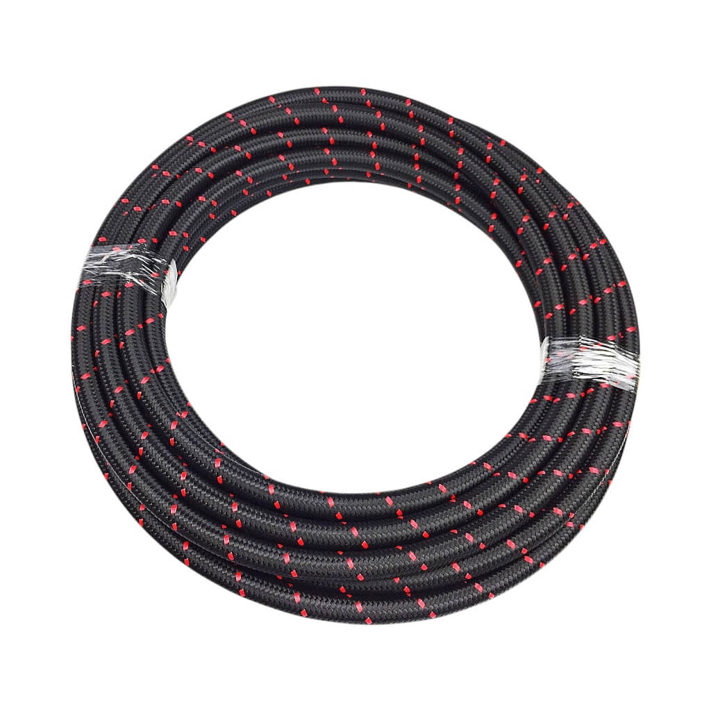 ARD AR0723R-8-M Hose Braided Stainless Steel AN8 (Braided Nylon) Red Line Photo-1 