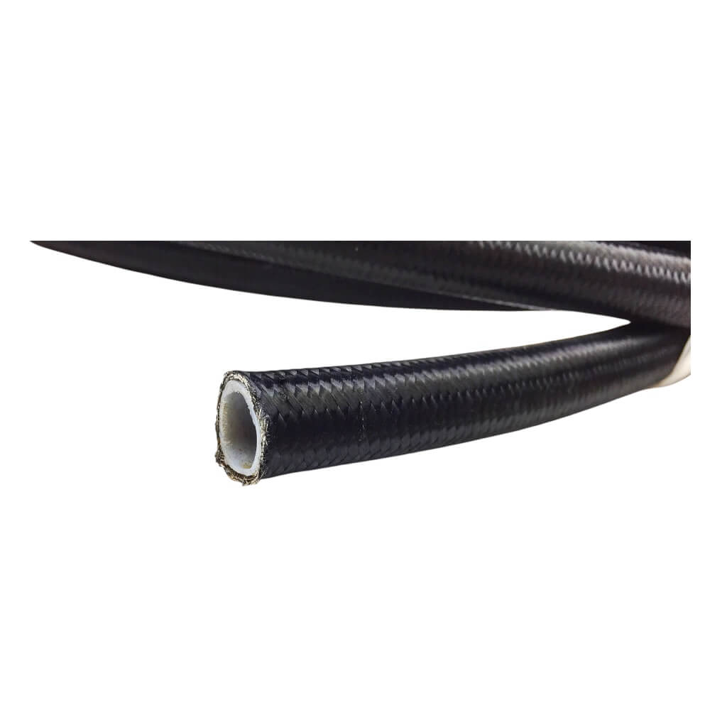 ARD AR0725BLK-12-M PTFE Hose With Black Stainless Steel Wire Braided AN12 Photo-1 