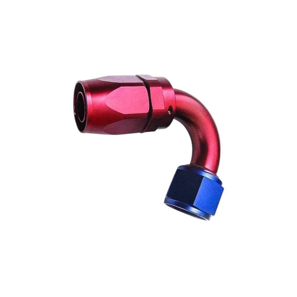 ARD ARE0209-1208-RED/BLU Fitting Hose End AN8 120 Degree Red/Blue Photo-0 