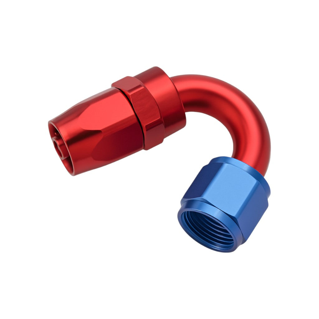 ARD ARE0209-1508-RED/BLU Fitting Hose End 150 Degree AN8 Red/Blue Photo-0 