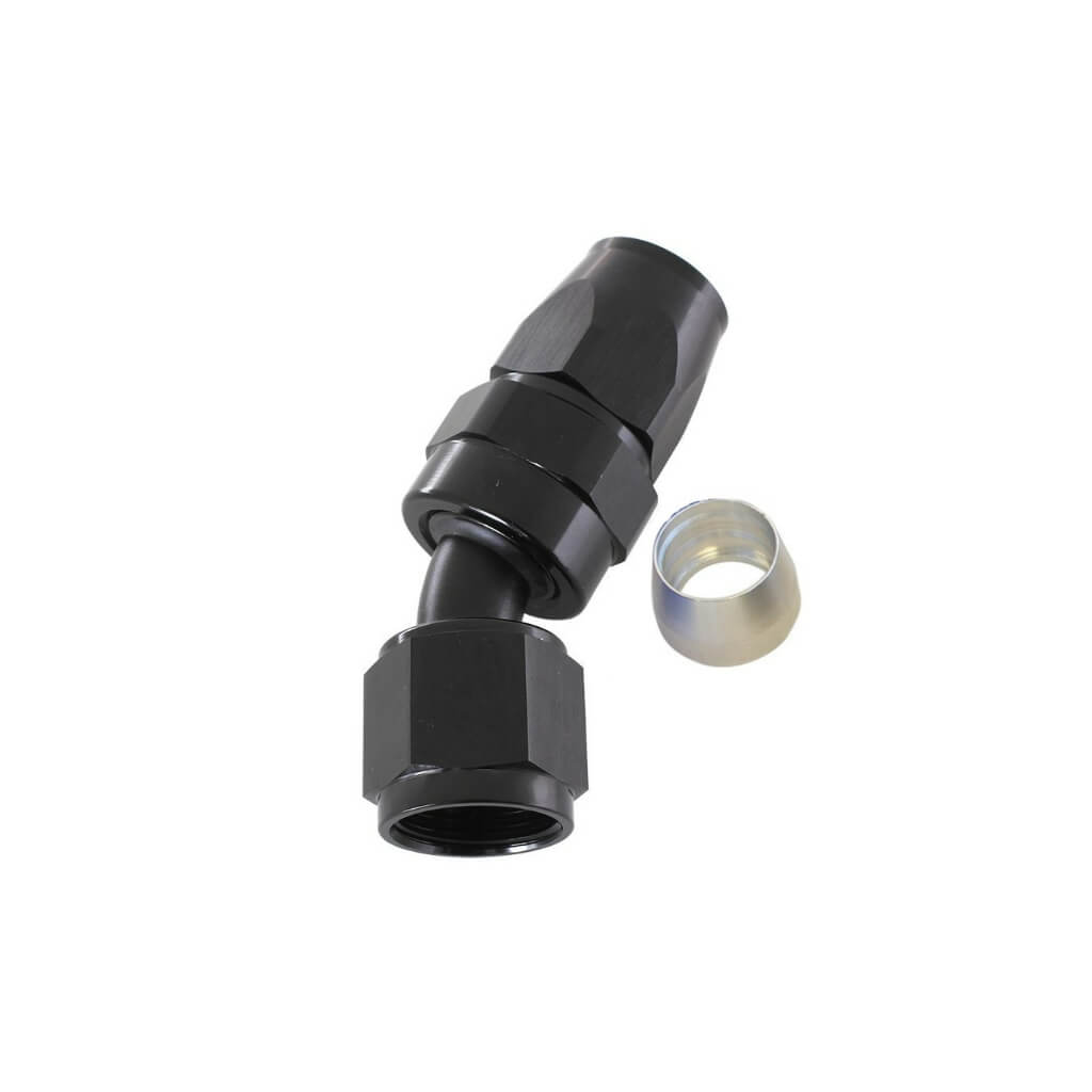 ARD ARTP6001-3006 Fitting PTFE Hose Ends AN6 30 Degree Black Photo-0 