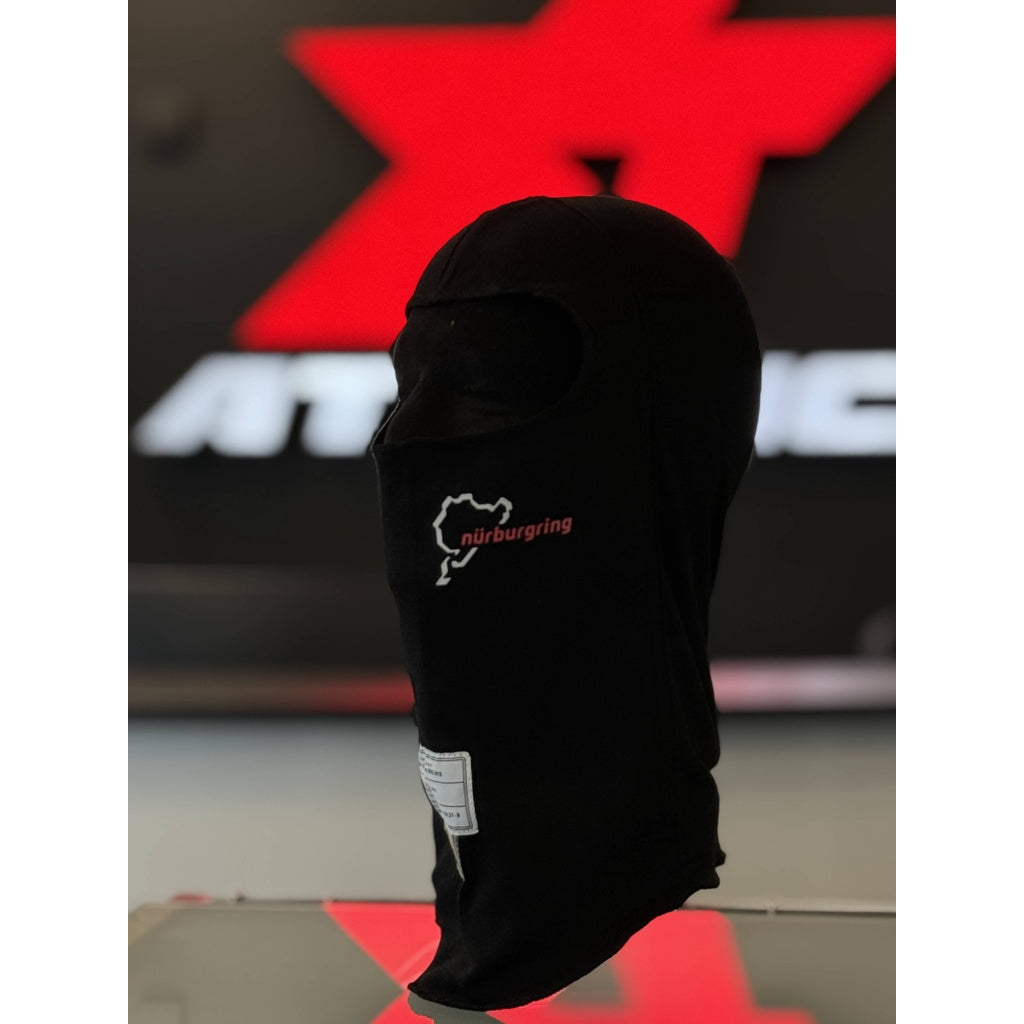 ATOMIC AT018AZB-NBR Balaclava ATOMIC Nürburgring Edition FIA, Black, One Size (Officially Licensed Nürburgring Product) Photo-0 