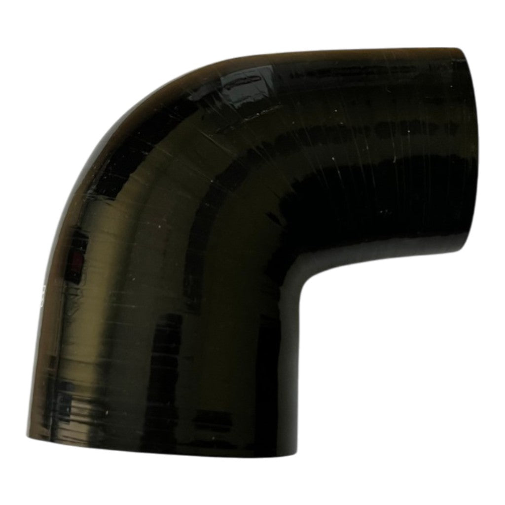 ATOMIC ER90-76-57 BLACK Silicone hose 90 ° with reducers 76-57 mm Photo-0 