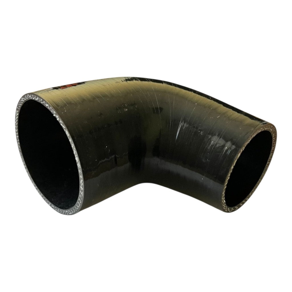 ATOMIC ER90-76-57 BLACK Silicone hose 90 ° with reducers 76-57 mm Photo-4 