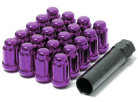 MUTEKI 41886L Lug nuts kit 12x1.50 Purple (Close End) Photo-0 