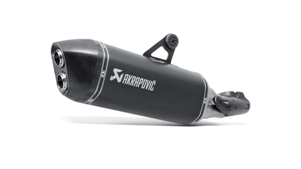 AKRAPOVIC S-B12SO10-HAABL Slip-On Line (Titanium) BMW R 1200 GS 2013-16 (BLACK) Photo-0 