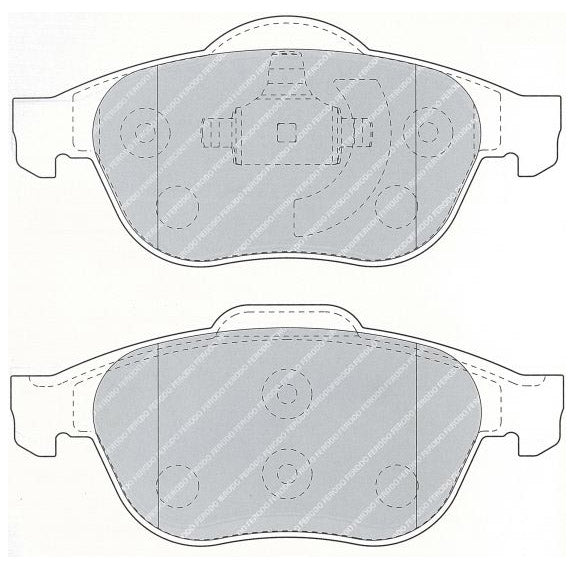 FERODO FCP1441H Front Brake Pads DS2500 for RENAULT Twingo Rally 4 (R2) Photo-0 