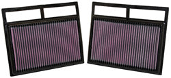 K&N 33-2412 Replacement Air Filter MERCEDES-Benz CL600 5.5L-V12; 2003-2011 (2 PER BOX) Photo-0 