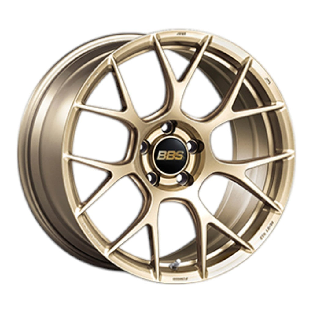 BBS RE-V7088GL Forged Aluminum 1-Piece Wheel RE-V7 RE-V7088 R19x8 ET45 / 5x112 PFS (Flat), Gold (GL) Photo-0 
