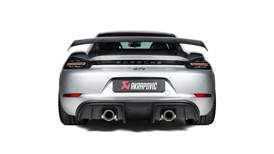 AKRAPOVIC TP-T/S/27 Tail Pipe Set (Titanium) for PORSCHE 718 Cayman GTS 4.0 / Boxster GTS 4.0 2020-2024 Photo-2 