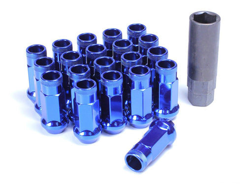 MUTEKI 32905U Lug nuts kit SR48 12x1.25 Blue (Open End) Photo-0 