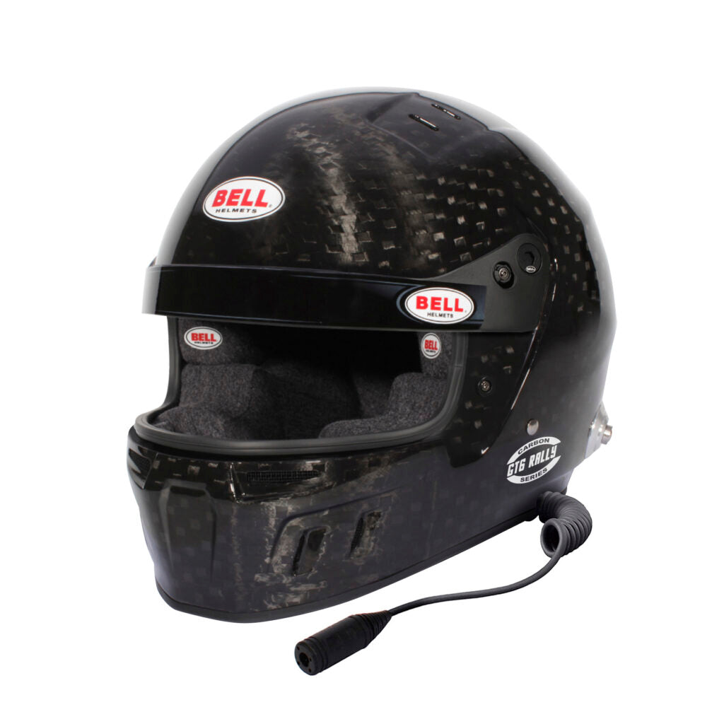 BELL 5239A97 Full-Face Helmet GT6 Rally Carbon HANS (Tan Interior), FIA 8859-2024 / SA2020, Size 61+ Photo-0 