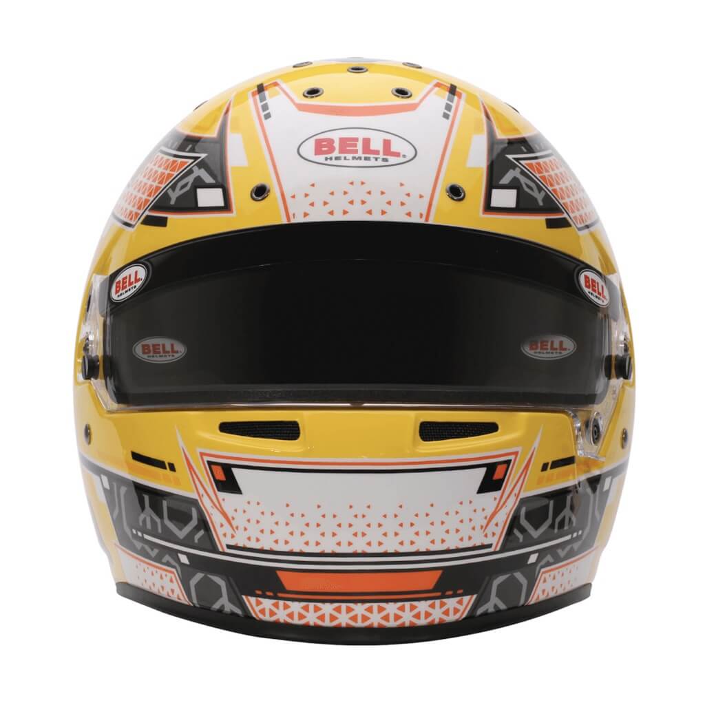BELL 1310C03 Karting Helmet RS7-K Stamina, Anthracite / Yellow, FIA 8878-2024 / K2020, Size L (60-61) Photo-2 