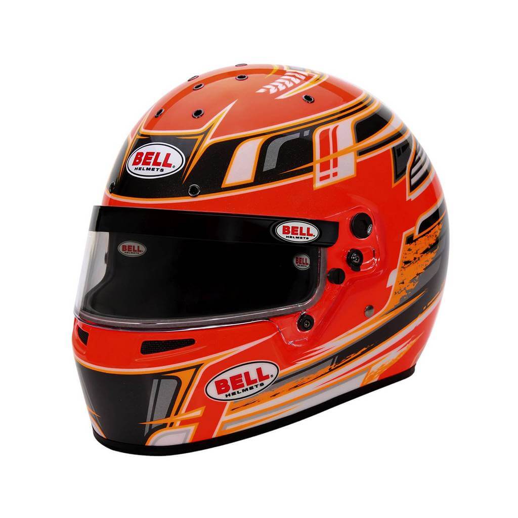 BELL 1311194 Karting Helmet KC7-CMR Champion, Anthracite / Orange, CMR2016, Size 57 (7 1/8) Photo-0 