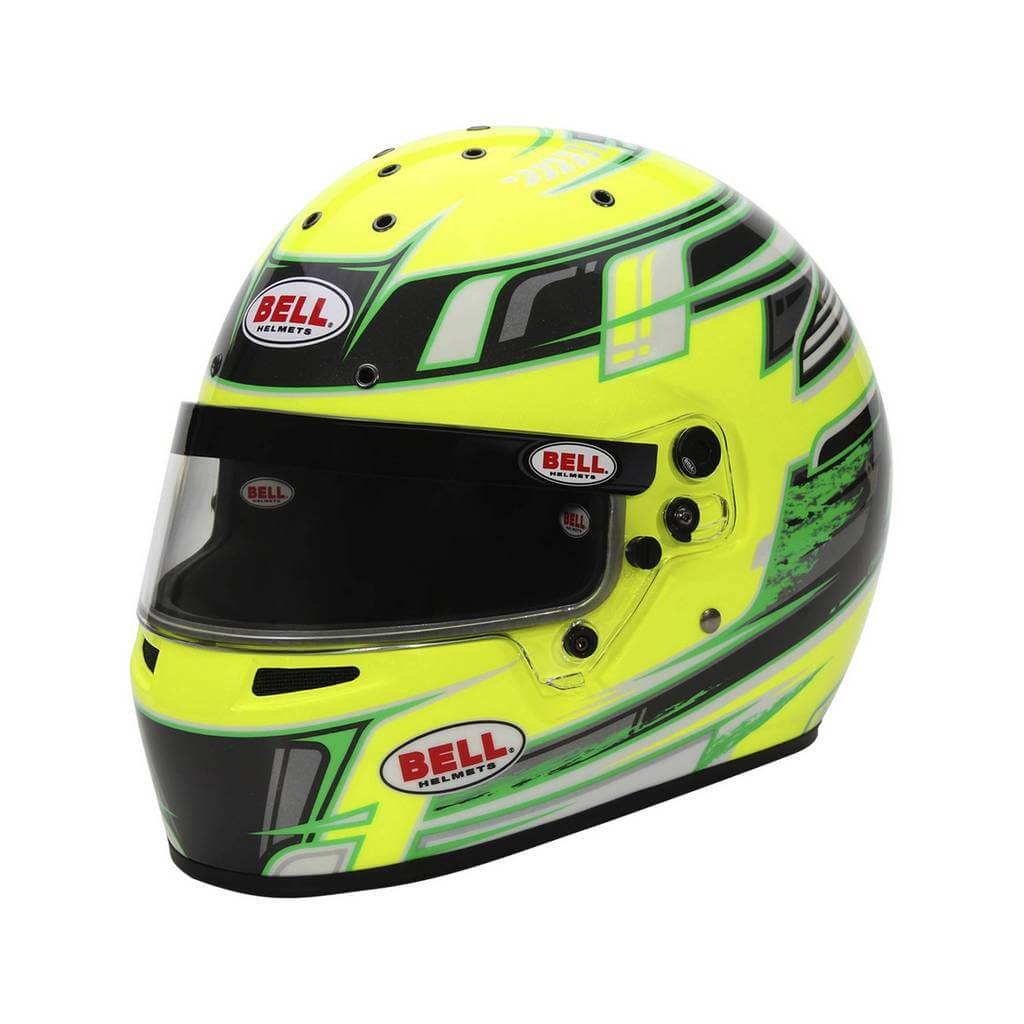 BELL 1311206 Karting Helmet KC7-CMR Champion, Anthracite / Yellow, CMR2016, Size 59 (7 3/8) Photo-0 
