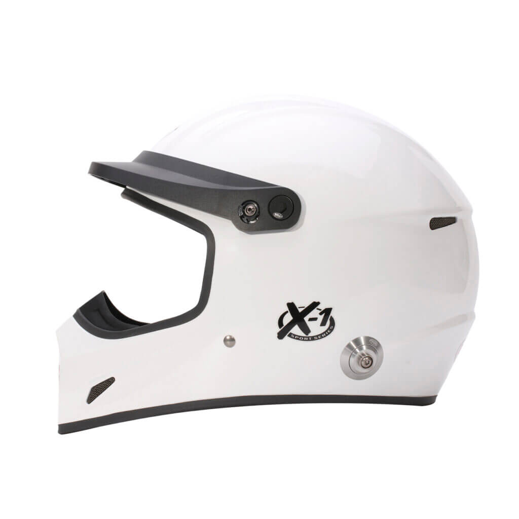 BELL 1453041 Full-Face Helmet X-1 HANS, White, FIA 8859-2024, Size S (57-58) Photo-1 