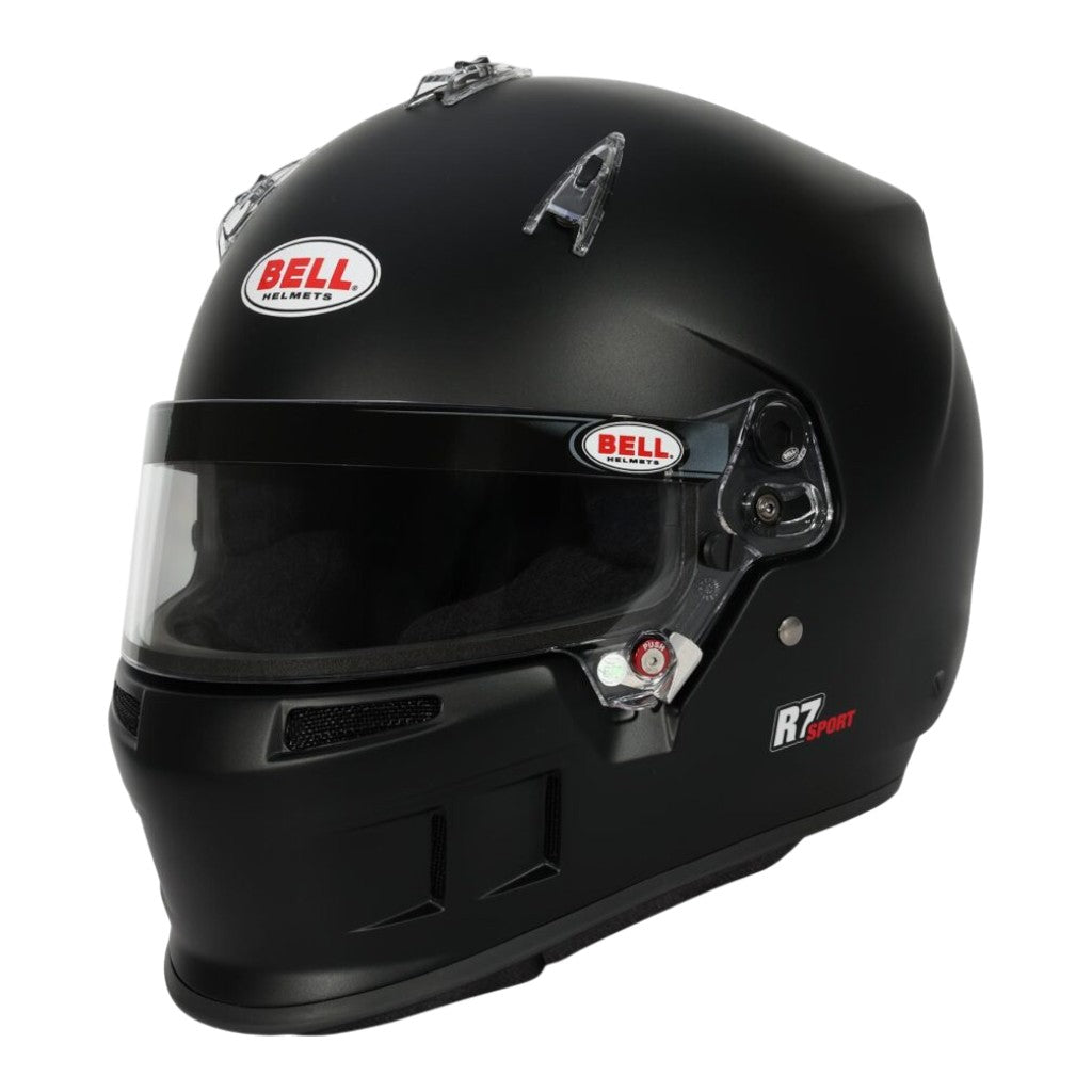 BELL 1467012 Full-Face Helmet R7 Sport, Matte Black, FIA8859-2024, Size M (58-59) Photo-0 