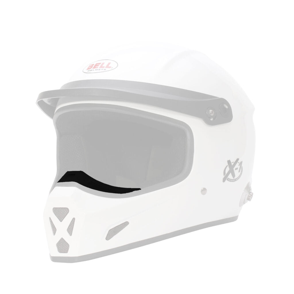 BELL 2081828 Sealing Chin Bar Cover Kit for X-1 Helmet, Rubber Photo-0 
