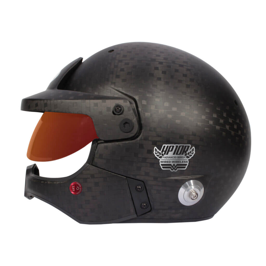 BELL 5144545 Open-Face Helmet HP10 Rally WW HANS (Yellow Interior), FIA 8860-2018, Size 58 Photo-1 