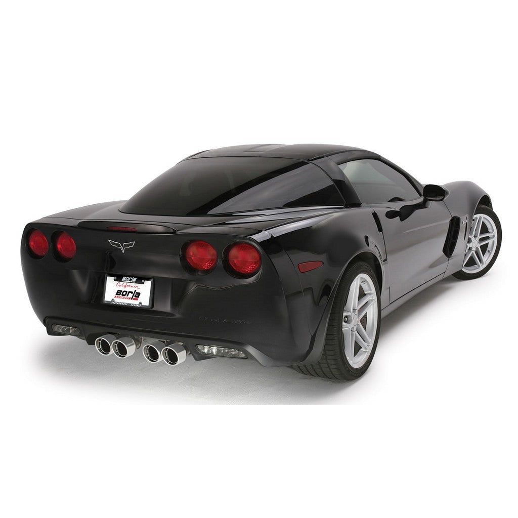 BORLA 11822 Rear Section C6 CORVETTE Z06 / C6 CORVETTE ZR1 2006-2013 ATAK Photo-1 