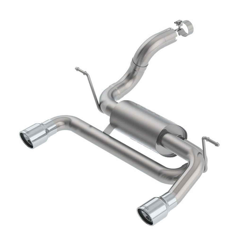 BORLA 11963 Exhaust System Axle-Back S-Type, 2.75\", 2.5\" (3.5\" Tips) for JEEP Wrangler 2.0L (JL / JLU) 2018- Photo-0 