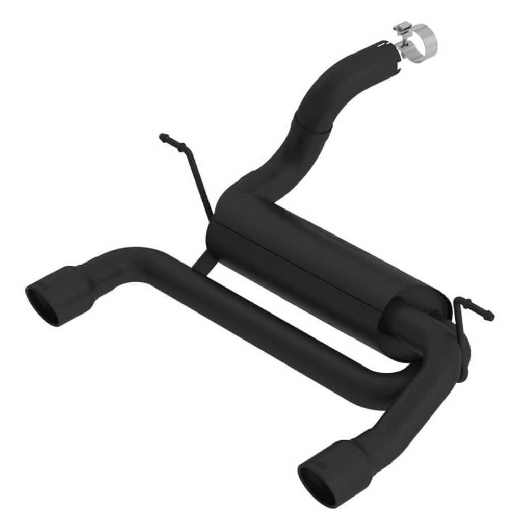 BORLA 11963CB Exhaust System Axle-Back S-Type, 2.75\", 2.5\" (3.5\" Black Tips) for JEEP Wrangler 2.0L (JL / JLU) 2018- Photo-0 