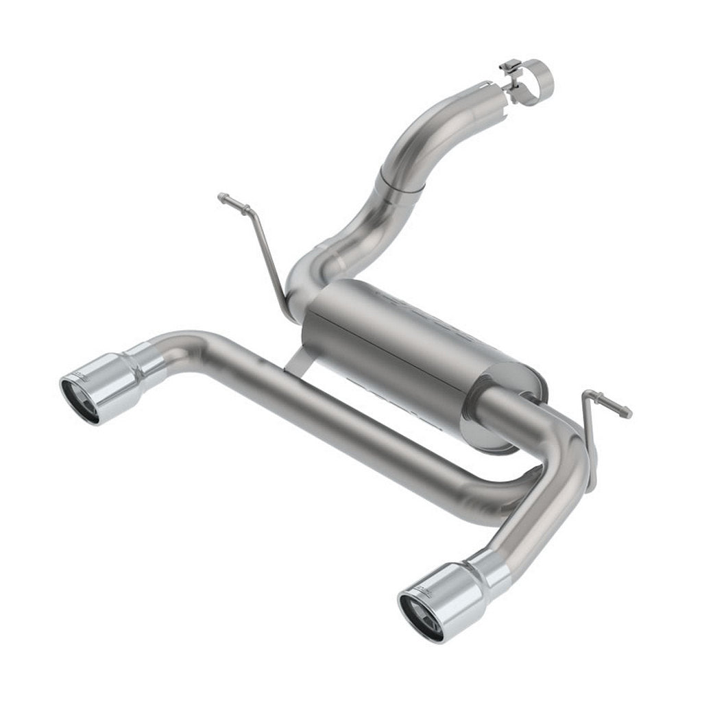 BORLA 11964 Exhaust System Axle-Back ATAK, 2.75", 2.5" (3.5" Tips) for JEEP Wrangler 2.0L (JL / JLU) 2018- Photo-0 
