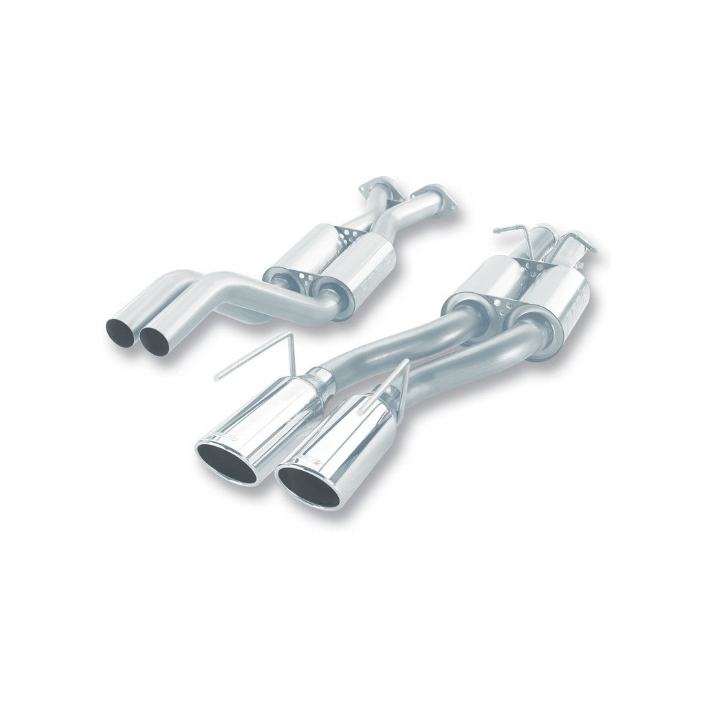 BORLA 140245 Cat-Back Exhaust System S-Type for JEEP Grand Cherokee SRT-8 (WK) 6.1L V8 w/ AT, AWD 2006-2010 Photo-0 