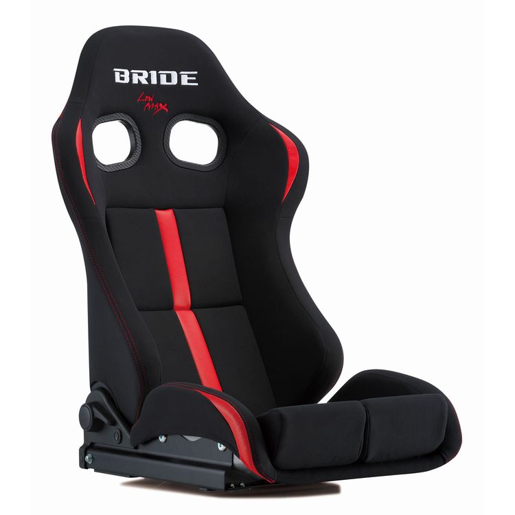 BRIDE G71BNF Reclining Seat Stradia 3 Reims, Black / Red, Silver FRP (Standard Cushion) Photo-0 