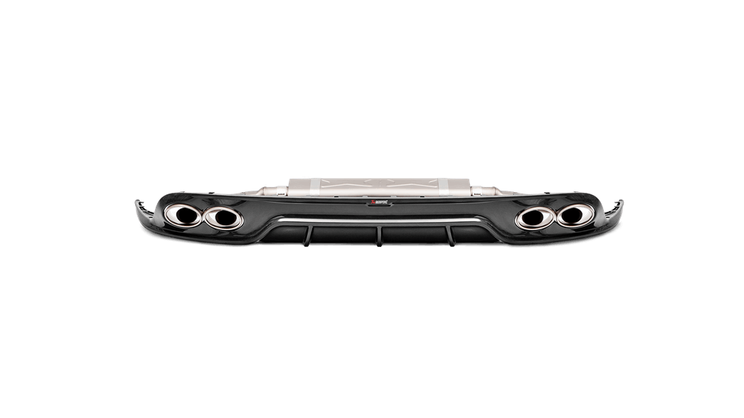 AKRAPOVIC DI-PO/CA/4/G PORSCHE 911 TURBO / TURBO S (991.2) 2016-2019 Rear Carbon Fiber Diffuser - High Gloss ABE Type Approval Photo-1 