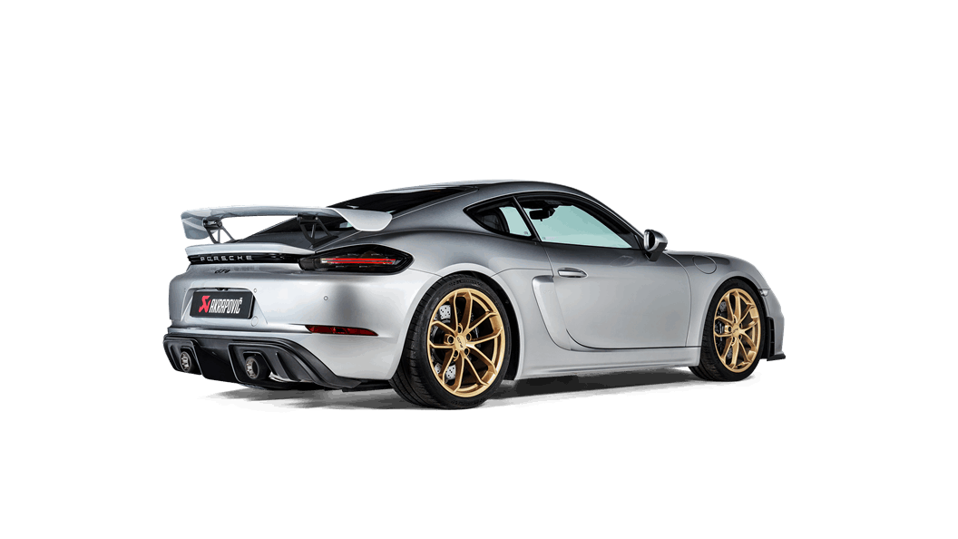 AKRAPOVIC S-PO/TI/18/1 Slip-On Race Line (Titanium) for PORSCHE 718 Cayman GTS 4.0 / Boxster GTS 4.0 2020-2024 Photo-1 