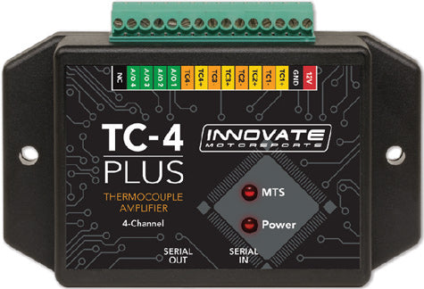 INNOVATE 39150 TC-4 PLUS: Thermocouple Amplifier for MTS; 4-Channel w/Analog Outputs Photo-0 