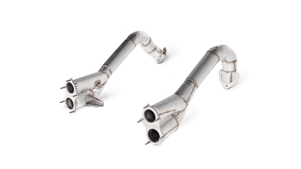 AKRAPOVIC L-PO/T/13 Link pipe set (Titanium) PORSCHE Cayman GT4 (718) Photo-0 