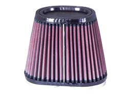 K&N RU-4720 UNIVERSAL Clamp-On Air Filter 2-3/8"DUAL FLG, 6-1/4" X 3-3/4"B, 3-7/16" X 4-7/16"T, 5"H Photo-0 