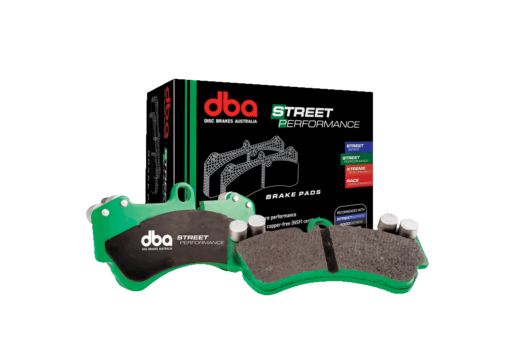 DBA DB15223SP Rear brake pad set Street Performance, Semi-met carbon fibre (4 pcs) for MITSUBISHI Outlander 7 2021 Photo-0 