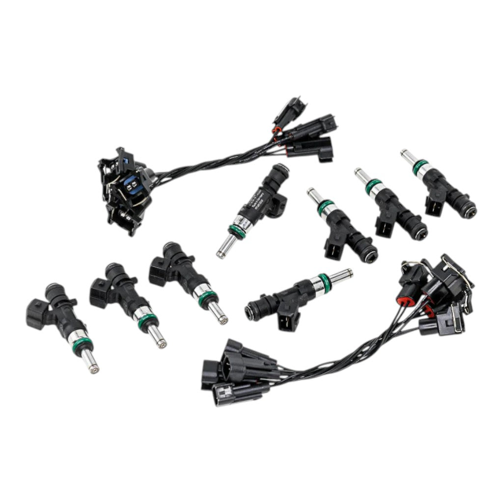 DEATSCHWERKS 17MX-03-1100-8 Injectors Set (8 pcs) 1100cc for DODGE Charger / Challenger Hellcat 2015-2017 Photo-0 
