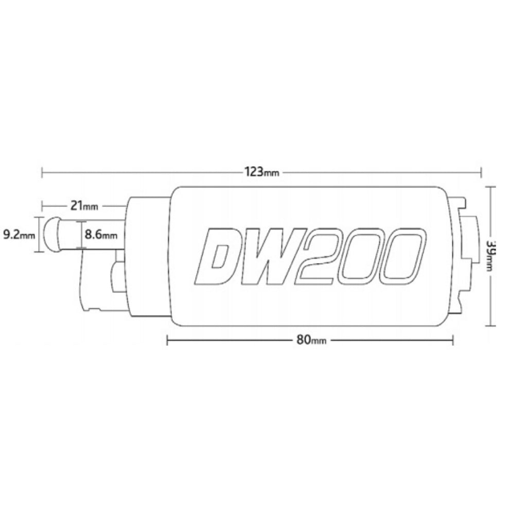 DEATSCHWERKS 9-201-0791 Fuel Pump 255lph Installation Kit for SUBARU WRX STi 1993-2007 Photo-1 