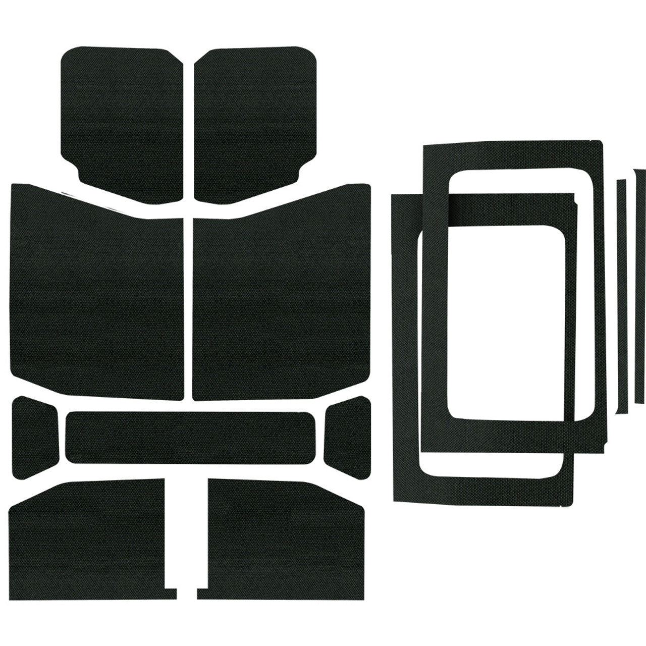 DEI 50178 Black Original Finish Complete Kit for JEEP Wrangler JL 4-Door Photo-0 