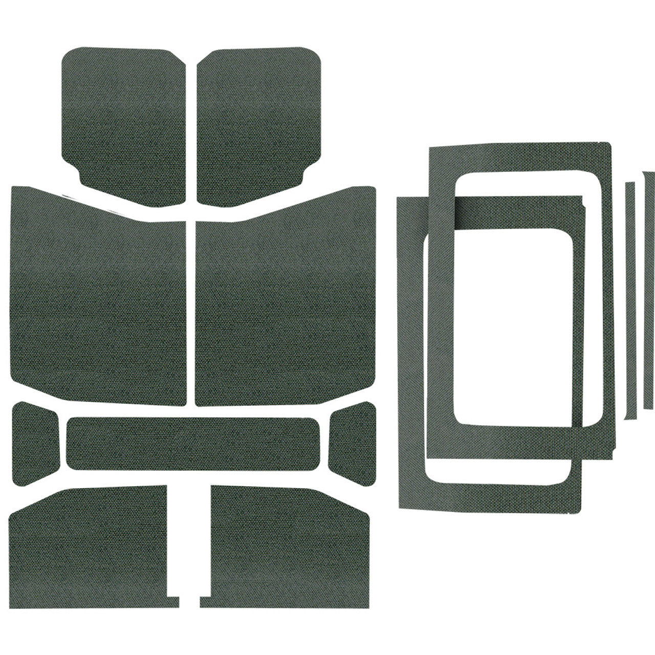DEI 50179 Gray Original Finish Complete Kit for JEEP Wrangler JL 4-Door Photo-0 