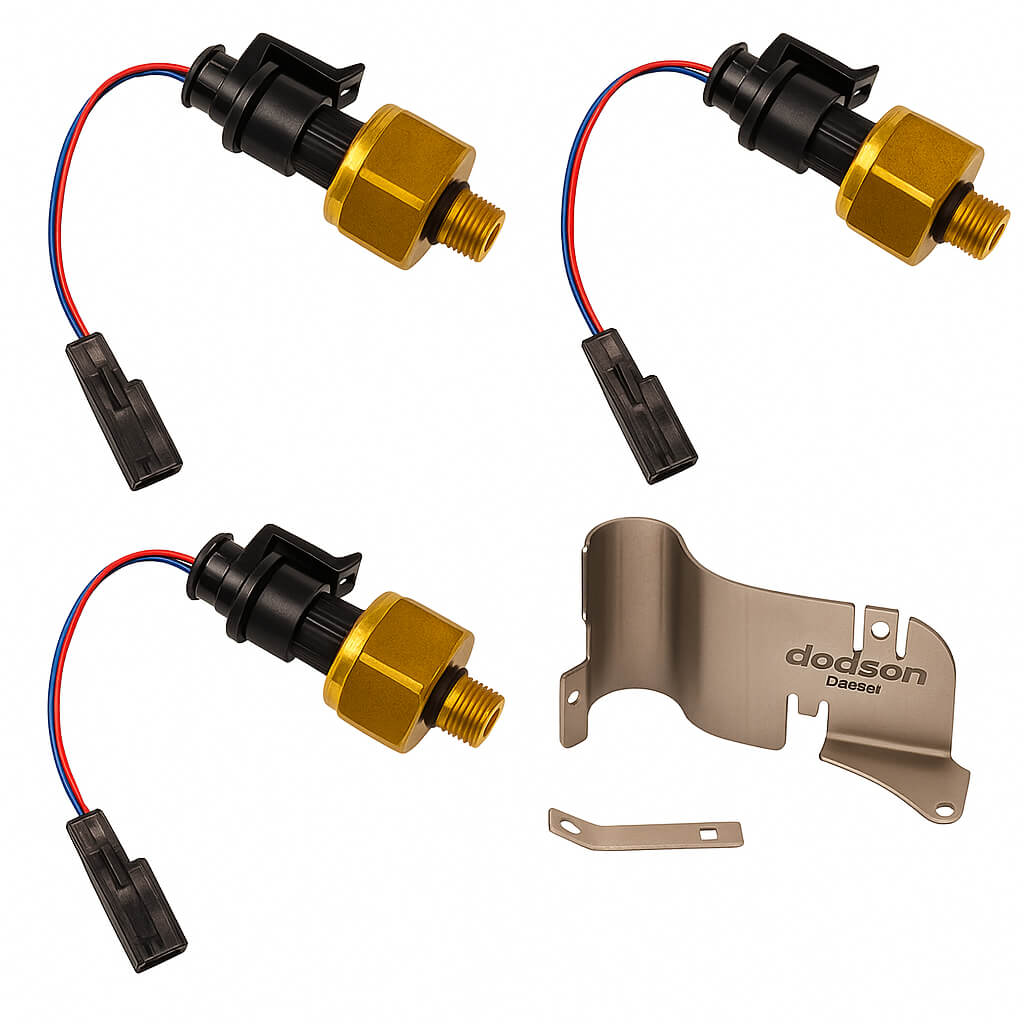 DODSON DMS-7224 LPS Line/Clutch Pressure Kit (3x Sensor with Shield and Bracket) for NISSAN GT-R (R35) 2009- Photo-0 