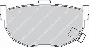 FERODO FCP638H Rear Brake Pads DS2500 for HYUNDAI Coupe / Tiburon Photo-0 