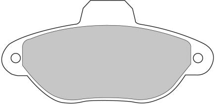 FERODO FDS925 Front Brake Pads DS Performance for FIAT Punto (176 / 188) Photo-0 