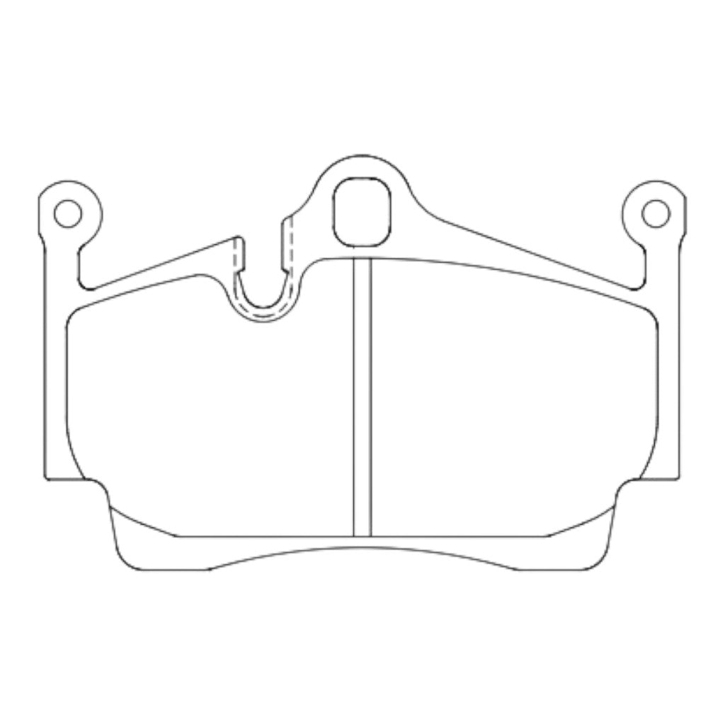 ENDLESS EIP211MX72PL Rear Brake Pads MX72PL Compound for PORSCHE 718 Cayman/Boxster (981/982/987) Photo-0 
