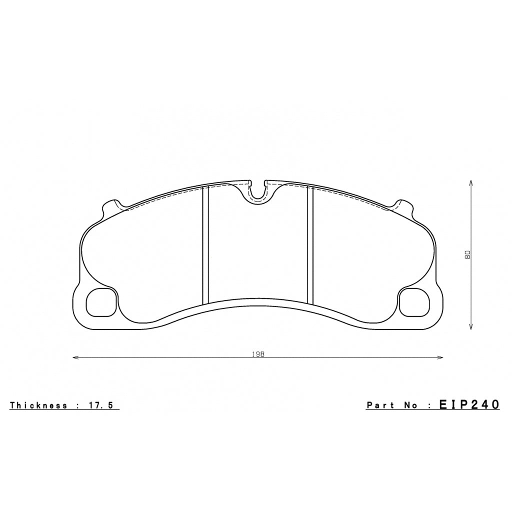 ENDLESS EIP240MA45B Front Brake Pads MA45B for PORSCHE 911 GT3 / GT3RS / Turbos S / Carrera GTS (991) Photo-1 