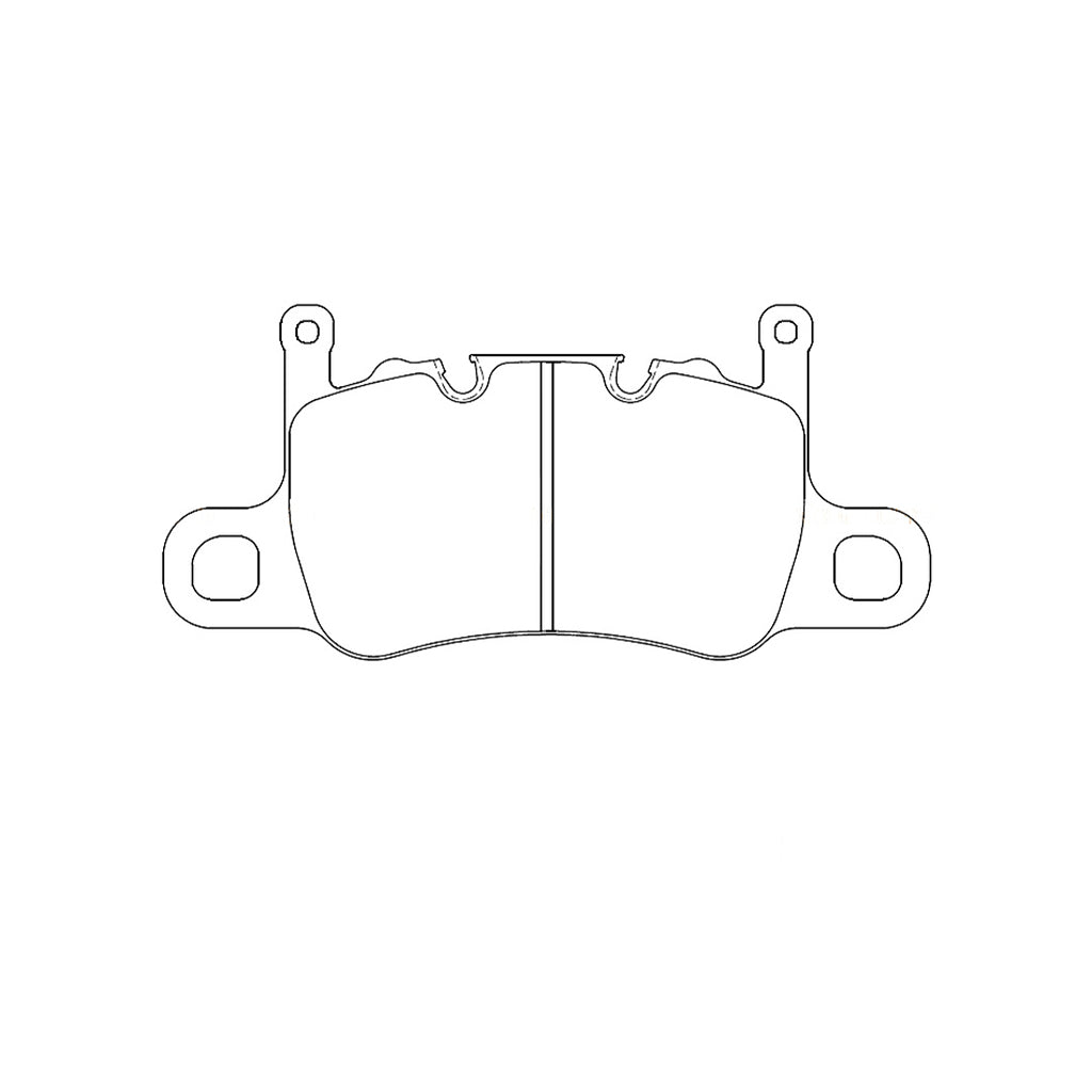 ENDLESS EIP241ME20 Rear Brake Pads ME20 Compound for PORSCHE 911 GT3 / GT3RS / Turbos S (991) / Cayman GT4 (981) Photo-0 