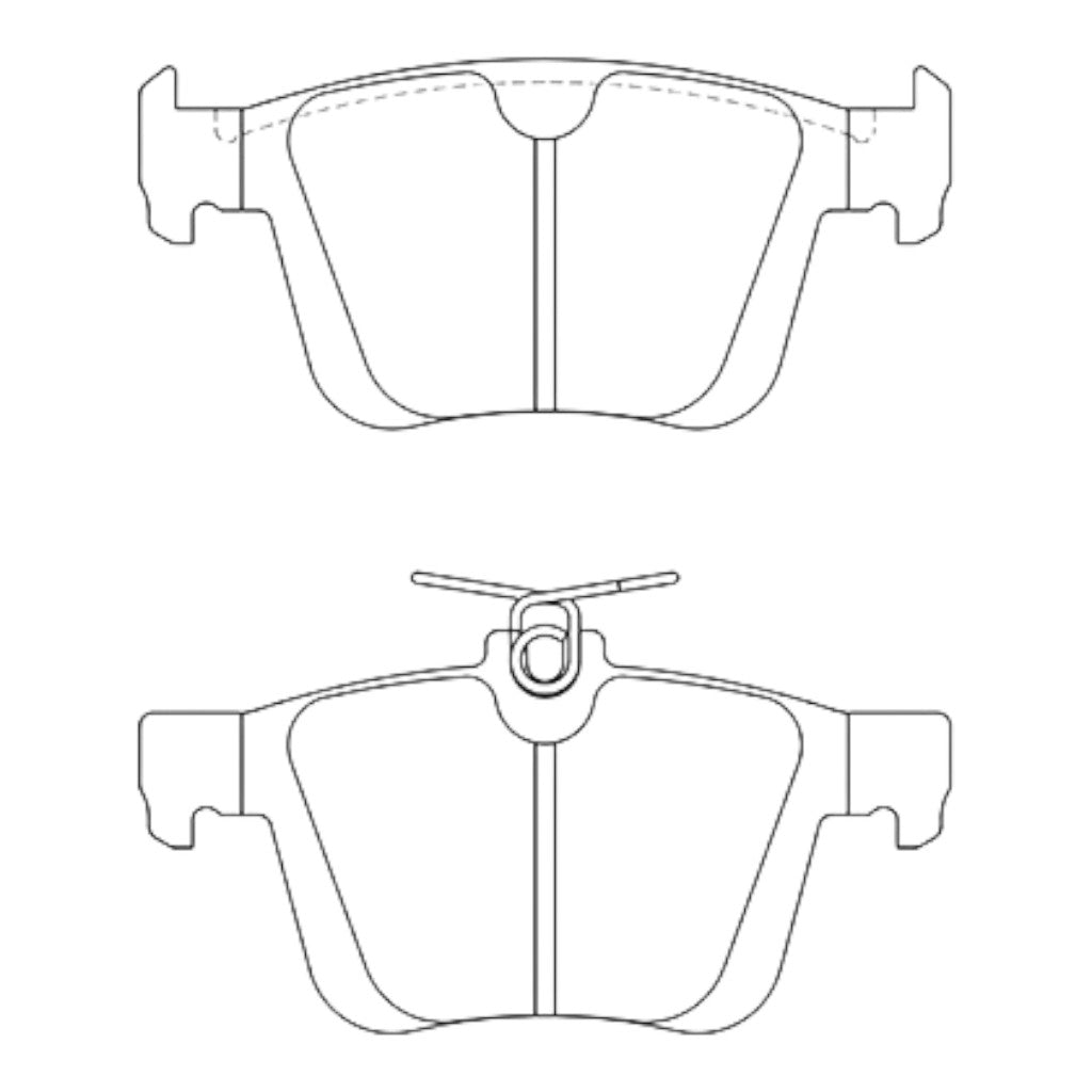 ENDLESS EIP251MX87 Rear Brake Pads for AUDI RS3 / RS4 / RS5 / RS6 / R8 / TTRS Photo-0 