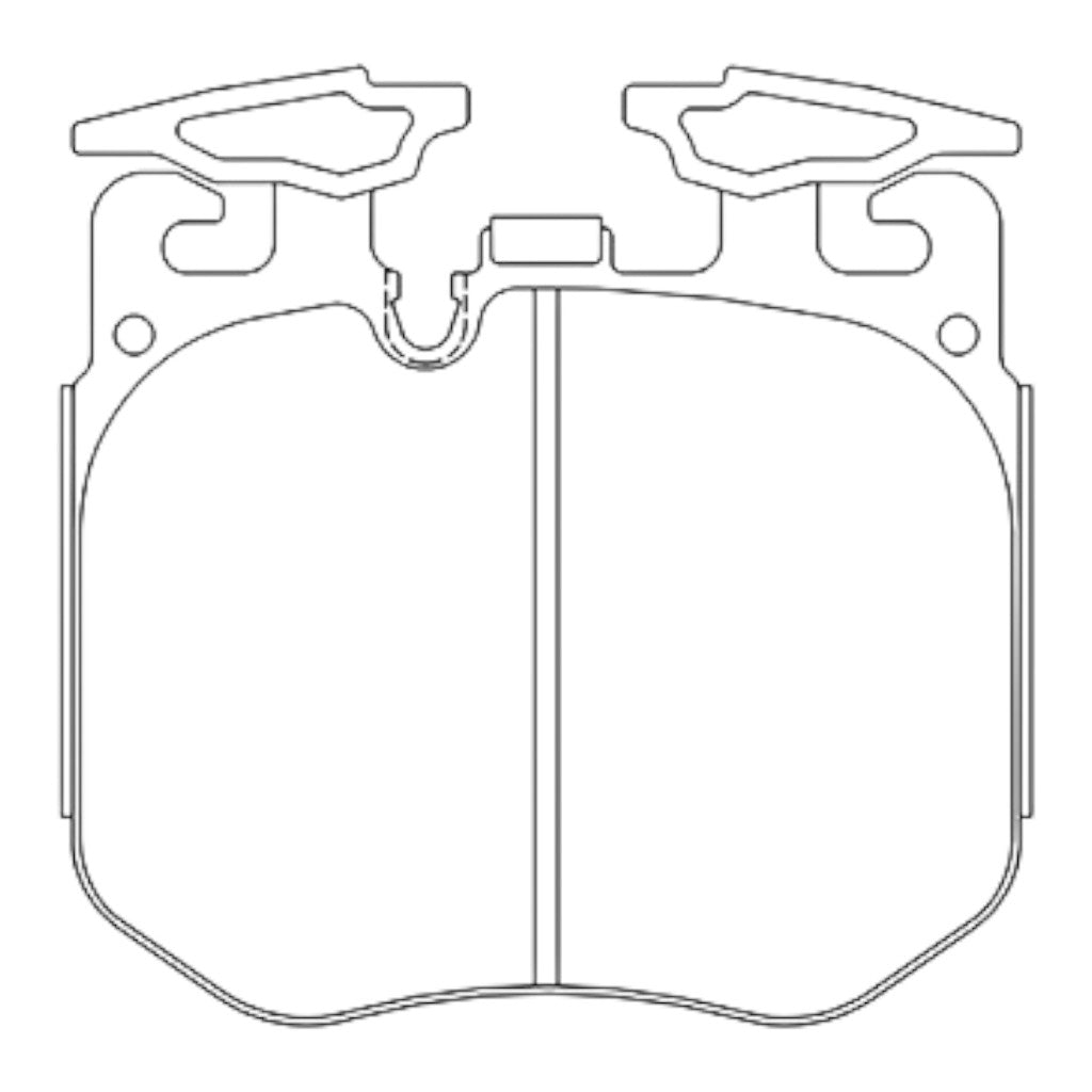 ENDLESS EIP302MX87 Front Brake Pads for BMW X5 (G05)/X6 (G06)/X7 (G07)/X3 M (F97)/X4 M (F98) Photo-0 