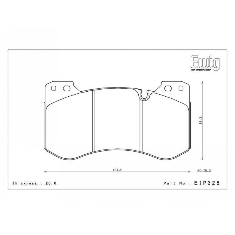 ENDLESS EIP328MA45B Front Brake Pads for BMW M2 (G87) / M3 (G80) / M4 (G82/G83) Photo-0 